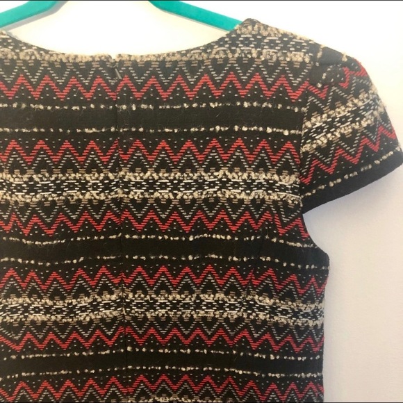 Anthropologie Pom Pom Fringe Cap Sleeve Dress - Picture 6 of 8